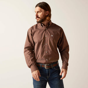 ARIAT Men's Gardner Classic Fit Shirt (Potting Soil)