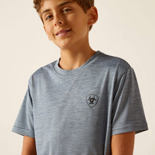 Load image into Gallery viewer, ARIAT Kids Spirited T-Shirt Newsboy Blue