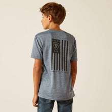 Load image into Gallery viewer, ARIAT Kids Spirited T-Shirt Newsboy Blue