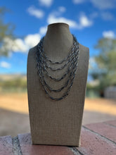Load image into Gallery viewer, *AUTHENTIC* Navajo Made Sterling Silver Handmade Paper Clip Chains