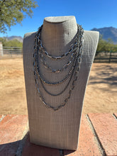 Load image into Gallery viewer, *AUTHENTIC* SILVER CITY Handmade Sterling Silver 5 Strand Necklace