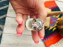 Load image into Gallery viewer, *AUTHENTIC* Navajo Royston Turquoise & Sterling Silver Adjustable Ring by Russell Sam