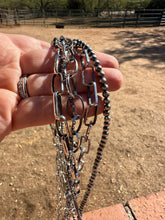 Load image into Gallery viewer, *AUTHENTIC* SILVER CITY Handmade Sterling Silver 5 Strand Necklace