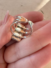 Load image into Gallery viewer, *Authentic* Ivy Handmade Natural Turquoise  Sterling Silver Adjustable Ring