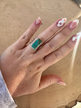 Load image into Gallery viewer, *Authentic* Ivy Handmade Natural Turquoise  Sterling Silver Adjustable Ring