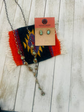 Load image into Gallery viewer, *AUTHENTIC* Navajo Royston Turquoise & Sterling Silver Necklace Set