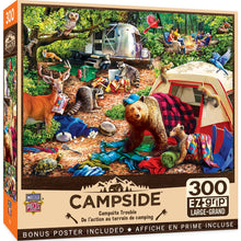 Load image into Gallery viewer, Puzzle - Campsite Trouble 300 Piece Ez Grip Puzzle