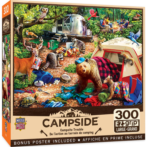 Puzzle - Campsite Trouble 300 Piece Ez Grip Puzzle