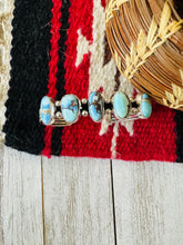Load image into Gallery viewer, *AUTHENTIC* Navajo Golden Hills Turquoise & Sterling Silver Cuff Bracelet