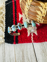 Load image into Gallery viewer, *AUTHENTIC* Navajo Golden Hills Turquoise & Sterling Silver Cuff Bracelet