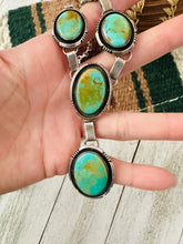 Load image into Gallery viewer, *AUTHENTIC* Navajo Sterling Silver & Turquoise Lariat Necklace (Copy)