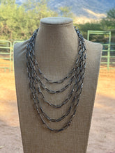 Load image into Gallery viewer, *AUTHENTIC* Navajo Made Sterling Silver Handmade Paper Clip Chains