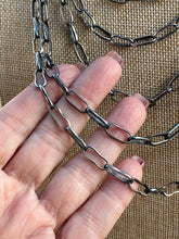 Load image into Gallery viewer, *AUTHENTIC* Navajo Made Sterling Silver Handmade Paper Clip Chains