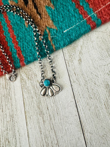 *AUTHENTIC* Navajo Sterling Silver & Turquoise Concho Necklace (Copy)