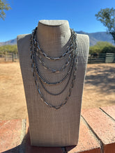 Load image into Gallery viewer, *AUTHENTIC* SILVER CITY Handmade Sterling Silver 5 Strand Necklace