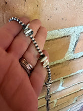 Load image into Gallery viewer, *AUTHENTIC* Navajo Pearl Sterling Silver & White Buffalo Beaded Necklaces