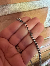 Load image into Gallery viewer, *AUTHENTIC* Navajo Pearl Sterling Silver & White Buffalo Beaded Necklaces