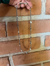 Load image into Gallery viewer, *AUTHENTIC* Navajo Pearl Sterling Silver & White Buffalo Beaded Necklaces