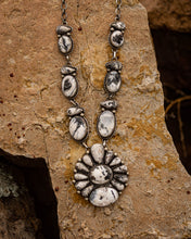 Load image into Gallery viewer, *AUTHENTIC* Navajo White Buffalo & Sterling Silver Necklace Set By Kathleen Chavez