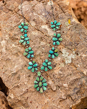 Load image into Gallery viewer, *AUTHENTIC* Beautiful Navajo Sterling Silver Royston Turquoise Necklace & EarrIng Set by Sheila Becenti