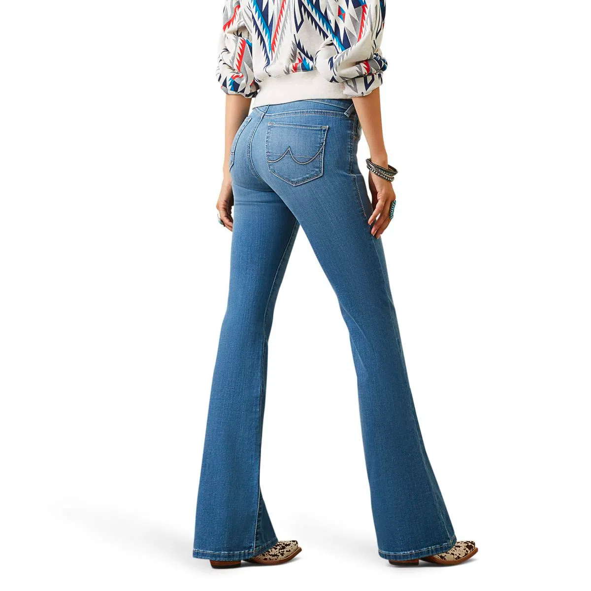 ARIAT Ultra Stretch Perfect Rise Katie Flare Jean Louisiana Amanda Radke