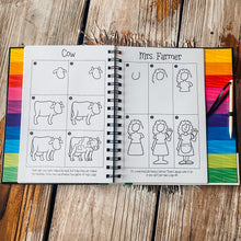 Load image into Gallery viewer, Book - Scratch and Draw Farm Animals