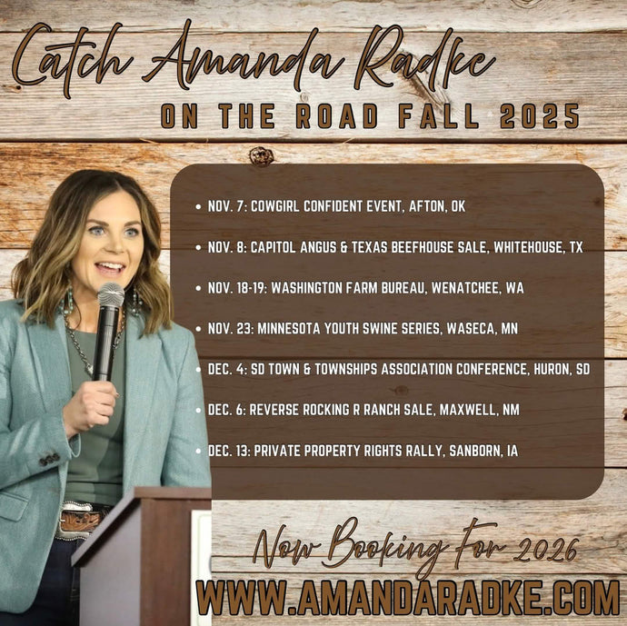 Catch Amanda Radke On The Road Fall 2025!