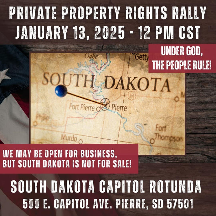 Landowner Rally Set - January 13 in Pierre