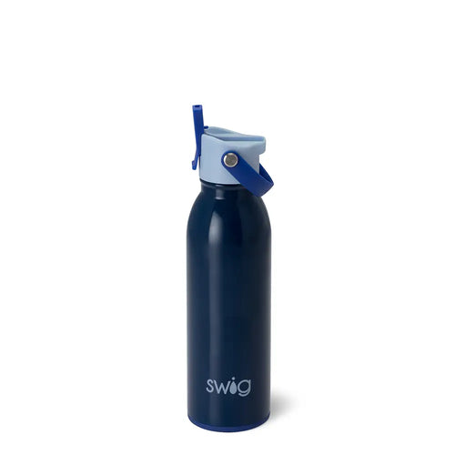 Swig Blue Tide Flip + Sip Water Bottle (16oz)