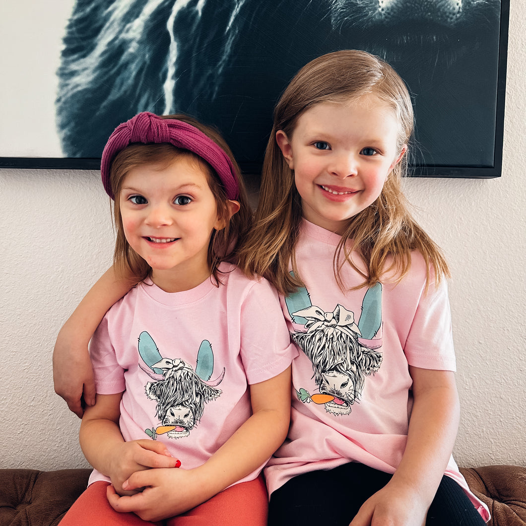 *SALE* Kids Tee - Easter Cow