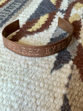 Load image into Gallery viewer, Vintage Handmade Copper Cuff Bracelet