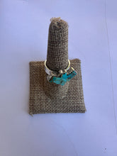 Load image into Gallery viewer, Beautiful Handmade Turquoise And Sterling Silver Adjustable BAT Ring