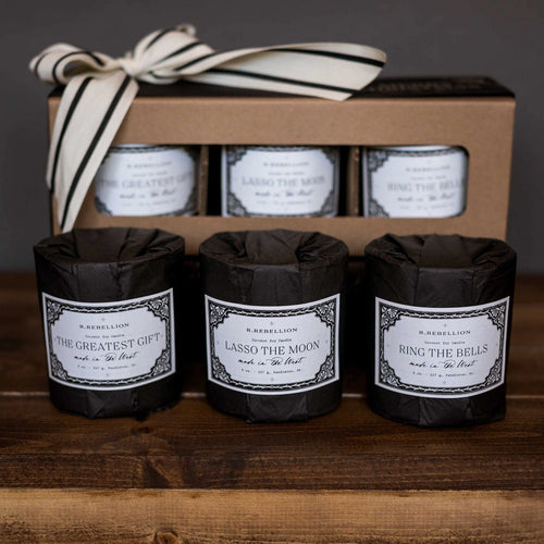 R. Rebellion - Merry Christmas Boxed Candle Gift Set of 3