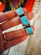 Load image into Gallery viewer, Navajo Sterling Silver &amp; Turquoise Cuff Bracelet