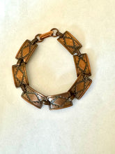 Load image into Gallery viewer, Vintage Handmade Copper Link Bracelet