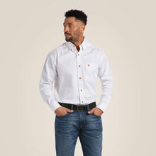 Load image into Gallery viewer, ARIAT Mens Solid Twill Classic Fit Shirt (White)