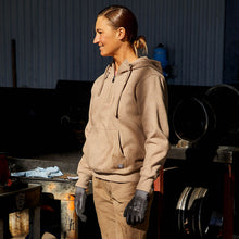 Load image into Gallery viewer, ARIAT Women&#39;s Rebar Skill Set 1/2 Zip Hoodie (Dark Oatmeal Heather)