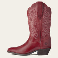 Load image into Gallery viewer, ARIAT Womens Heritage R Toe StretchFit Western Boot Red