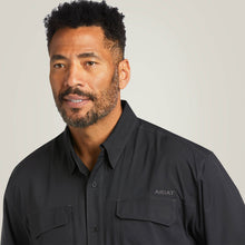 Load image into Gallery viewer, ARIAT Mens Long Sleeve VentTEK Outbound Classic Fit Shirt (Black)