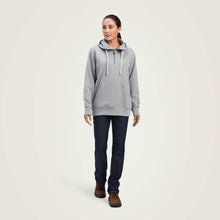 Load image into Gallery viewer, ARIAT Women&#39;s Rebar Skill Set 1/2 Zip Hoodie (heather gray)