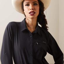 Load image into Gallery viewer, ARIAT Women&#39;s VentTEK Long Sleeve Stretch Shirt (Black)