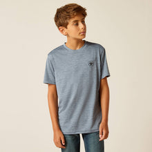 Load image into Gallery viewer, ARIAT Kids Spirited T-Shirt Newsboy Blue