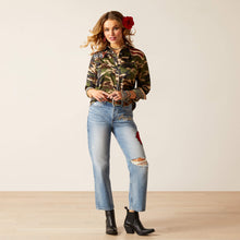 Load image into Gallery viewer, ARIAT Womens Camo Pride Rodeo Quincy Shirt