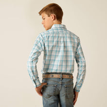 Load image into Gallery viewer, ARIAT Kids Pro Series Edward Classic Fit Shirt Dark Blue