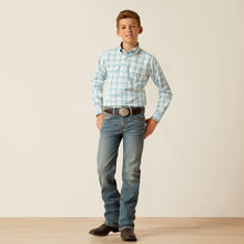 Load image into Gallery viewer, ARIAT Kids Pro Series Edward Classic Fit Shirt Dark Blue