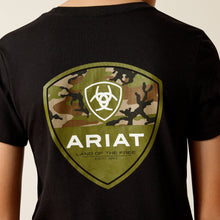 Load image into Gallery viewer, ARIAT Kids Camo Corps Tee