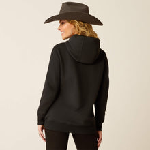 Load image into Gallery viewer, ARIAT Womens Steer Stitch Hoodie (Black)