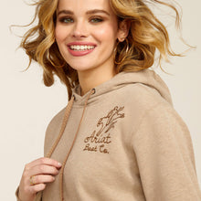 Load image into Gallery viewer, ARIAT Bronco Stitch Hoodie (Dark Oatmeal Heather)