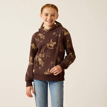 Load image into Gallery viewer, ARIAT Kids Ranch Scene Hoodie