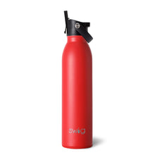 Load image into Gallery viewer, Swig Life Red Flip + Sip Water Bottle (20oz)